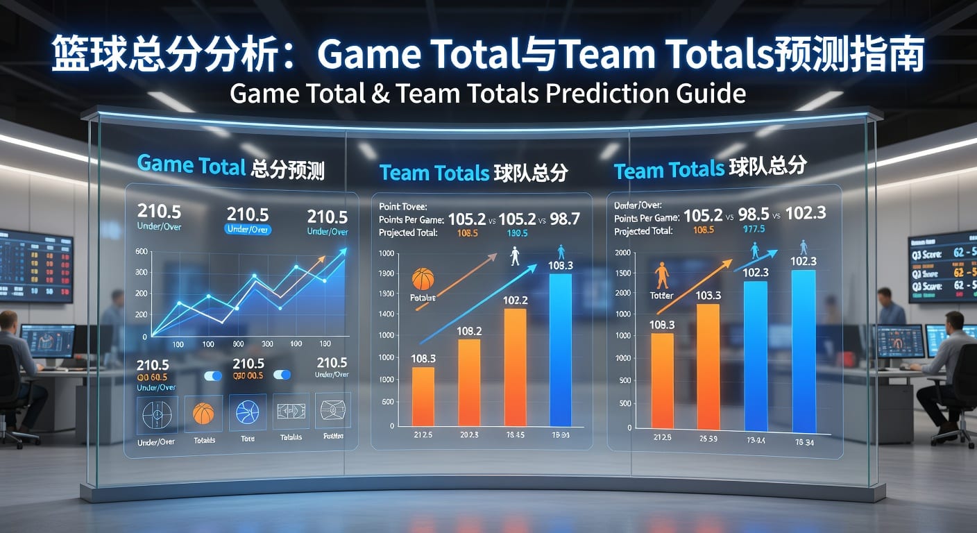 篮球总分 game total team totals 赛前分析与判断